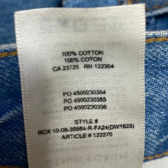 Aritzia Denim Forum The 90s Marlo High Rise Baggy Wide Leg Denim Jeans Size 27 - Picture 6 of 6